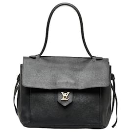 Louis Vuitton-Sac à main en cuir LockMe M54008-Noir