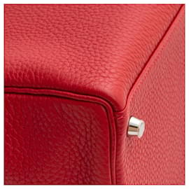 Birkin Hermès HERMES Handbags T. Leather Red ref.859414 - Joli Closet