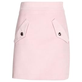 Maje-Maje Jinelle Corduroy Skirt in Pink Cotton-Pink,Other