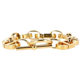 Dior-Bracciale Dior CD Link in metallo dorato-D'oro,Metallico