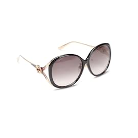 Gucci-Übergroße getönte Sonnenbrille GG 0226-Schwarz