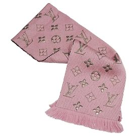 Louis Vuitton Sciarpa logomania rosa brillante Rosa