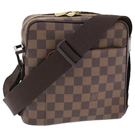 Louis Vuitton-LOUIS VUITTON Damier Ebene Olaf PM Shoulder Bag N41442 LV Auth 49964-Other