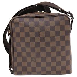 Louis Vuitton-LOUIS VUITTON Damier Ebene Olaf PM Shoulder Bag N41442 LV Auth 49964-Other