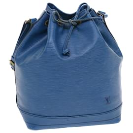 Louis Vuitton-LOUIS VUITTON Epi Noe Sac à Bandoulière Bleu M44005 Auth LV 50077-Bleu