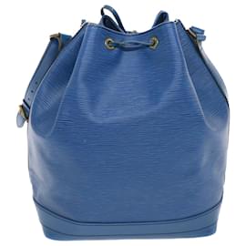 Louis Vuitton-LOUIS VUITTON Epi Noe Shoulder Bag Blue M44005 LV Auth 50077-Blue