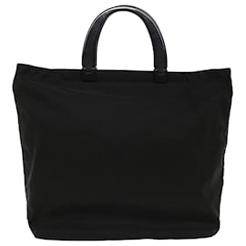 Prada-PRADA Hand Bag Nylon Black Auth ep1265-Black