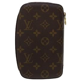 Louis Vuitton-LOUIS VUITTON Monogram Agenda Geode Travel Case Wallet M62950 Auth yk8064-Monogram