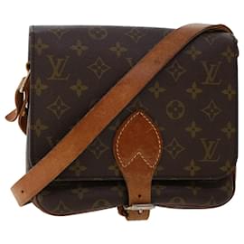 Louis Vuitton-LOUIS VUITTON Monogram Cartouchiere MM Shoulder Bag M51253 LV Auth th3883-Monogram