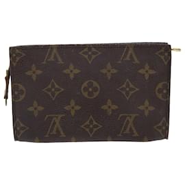 Louis Vuitton-Bolsa para acessórios LOUIS VUITTON Monograma Balde PM Bolsa para acessórios LV Auth 50009-Monograma