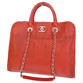 Chanel-Chanel Deauville-Vermelho