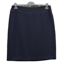 Burberry Black Polyester Skirt Black