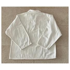 Autre Marque-ecru raw cotton tunic T. M - L-Eggshell