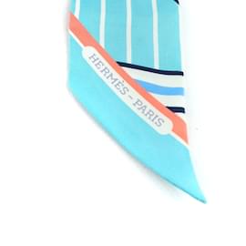Hermès-HERMES  Scarves T.  silk-Blue