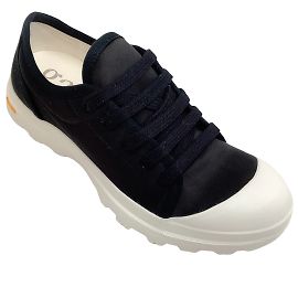 Pedro Garcia Black Satin Valeria Sneakers Black