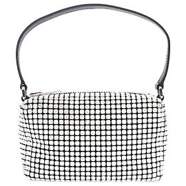 Alexander Wang Heiress Bag Silver Leather Medium Silvery