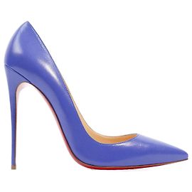 Christian Louboutin So Kate 120 Blue Leather EU 40.5 uk 7.5 Blue