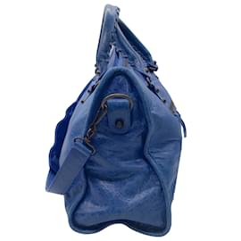 City Balenciaga Handbags White Red Blue Leather ref.894382 - Joli Closet