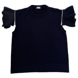 Pull Mrz bleu marine en cachemire Bleu foncé