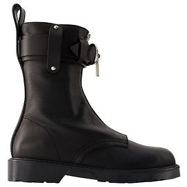 JW Anderson Botas de combate punk - J.W. Anderson - Cuero - Negro Negro