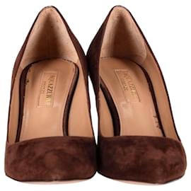 Altuzarra-Zapatos Puristas Altuzarra 85 en ante marrón-Castaño
