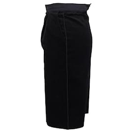 Dolce & Gabbana-Dolce & Gabbana Pencil Skirt  in Black Cotton-Black