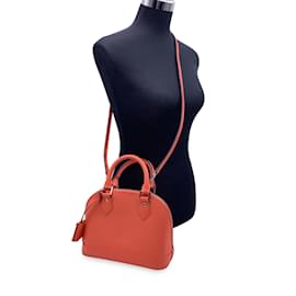 Louis Vuitton-Borsa a mano Alma BB Bag in pelle Epi Poppy con tracolla-Rosa
