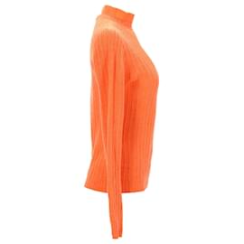 Philosophy di Lorenzo Serafini-Philosophy Di Lorenzo Serafini Turtleneck Sweater in Orange Virgin Wool -Orange