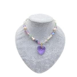 Autre Marque-NON SIGNE / UNSIGNED  Necklaces T.  Other-Purple