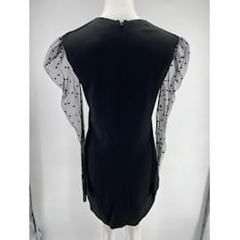Saint Laurent-SAINT LAURENT  Dresses T.fr 38 cotton-Black