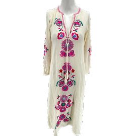 ANTIK BATIK Vestidos T.Algodón Internacional XS Blanco