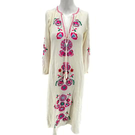 Antik Batik-ANTIK BATIK Kleider T.Internationale XS-Baumwolle-Weiß