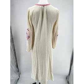 Antik Batik-ANTIK BATIK Robes T.International XS Coton-Blanc