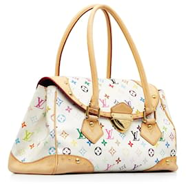 Louis Vuitton-Louis Vuitton White Monogram Multicolore Beverly GM-White