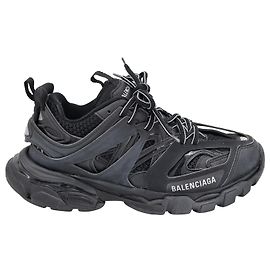 Sneakers Track di Balenciaga in pelle nera e mesh Nero