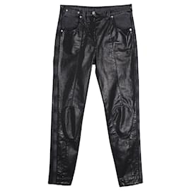 Louis Vuitton-Jean motard Louis Vuitton en polyester noir-Noir