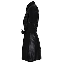 Nanushka-Mini-robe Nanushka Bleted en polyuréthane noir-Noir