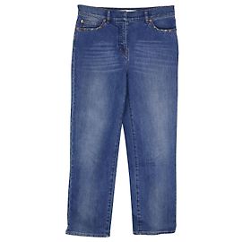 Vaqueros Rockstud Valentino Garavani de algodón azul Azul