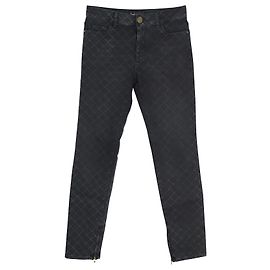 Vaqueros Boyfriend Chanel de algodón negro Negro