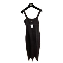 Chanel Vestidos Preto Branco