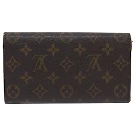 Louis Vuitton-LOUIS VUITTON Monogram Porte Monnaie Bier Cartes Crdit Wallet M61652 autenticación 50304-Monograma