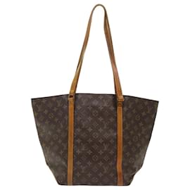 Louis Vuitton-LOUIS VUITTON Monogram Sac Shopping Tote Bag M51108 LV Auth th3871-Monogram