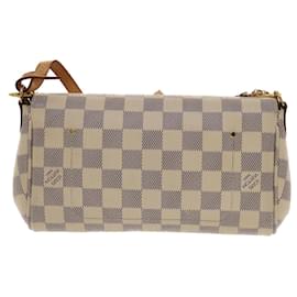 Louis Vuitton-LOUIS VUITTON Damier Azur Favorit PM Shoulder Bag 2way N41277 LV Auth 49499-Other