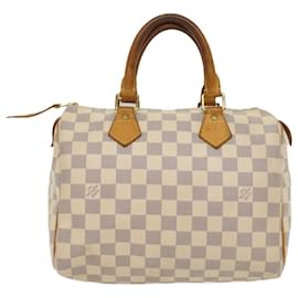 Louis Vuitton-Louis Vuitton Damier Azur Speedy 25 Hand Bag N41534 Auth LV 50040-Autre