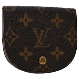 Louis Vuitton-LOUIS VUITTON Portamonete con monogramma Porte Monnaie Guze M61970 LV Aut 49950-Monogramma