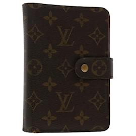 Louis Vuitton-LOUIS VUITTON Monogram Porte Papier Geldbörse mit Reißverschluss M61207 LV Auth 50244-Monogramm