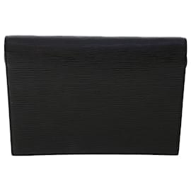 Louis Vuitton-LOUIS VUITTON Epi Hublot Shoulder Bag Black Red M52557 LV Auth ep1267-Black,Red