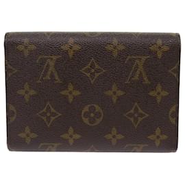 Louis Vuitton-LOUIS VUITTON Monogram Porte Tresor Etui Papie Wallet M61202 LV Auth 49949-Monogram