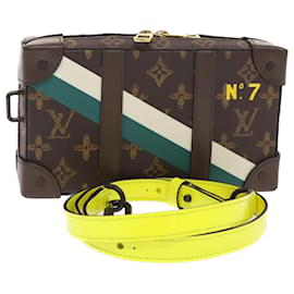 Louis Vuitton-LOUIS VUITTON Monogram Soft Trunk Wallet Shoulder Bag M81246 LV Auth 50382a-Monogram