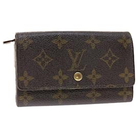 Louis Vuitton-LOUIS VUITTON Monogram Porte Monnaie Zip Long Wallet M61727 LV Auth 50810-Monogram